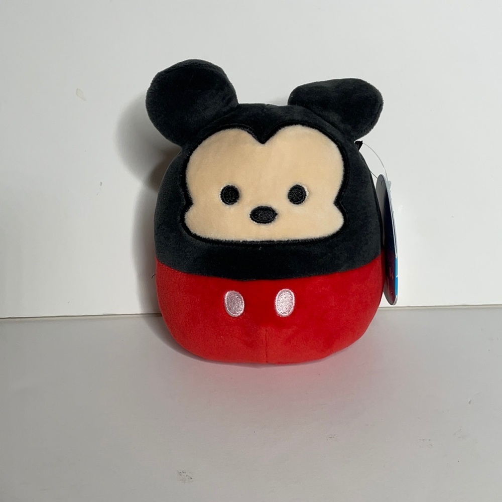 Squishmallow Disney Mickey Mouse NWT Red/Blackโ